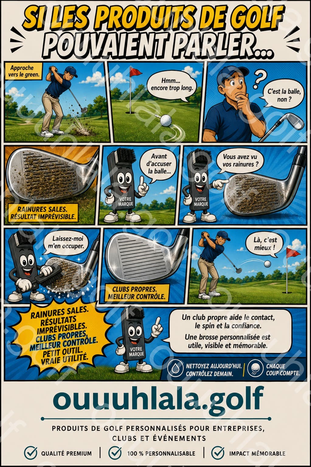 Brosse de golf