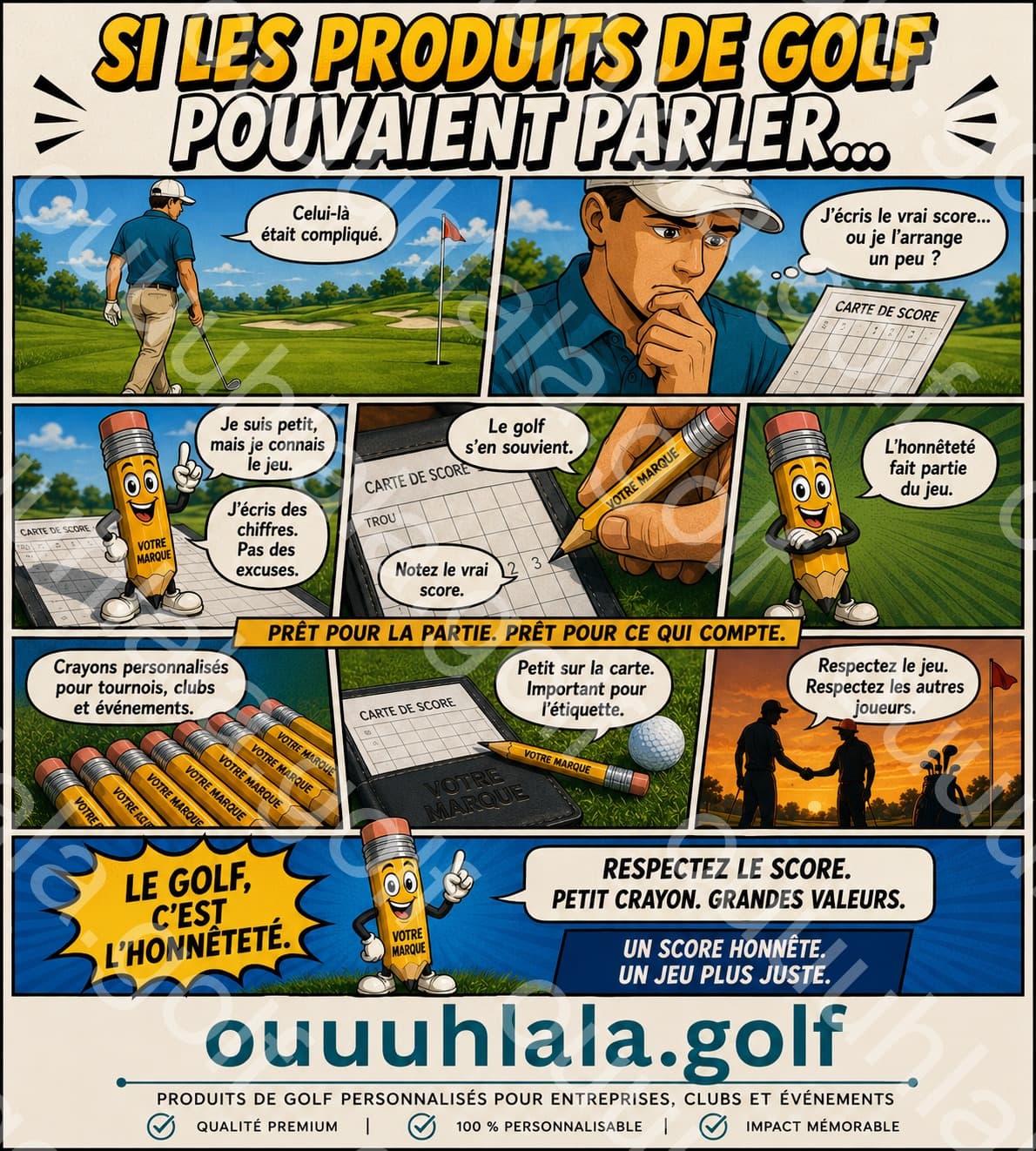 Crayon de golf