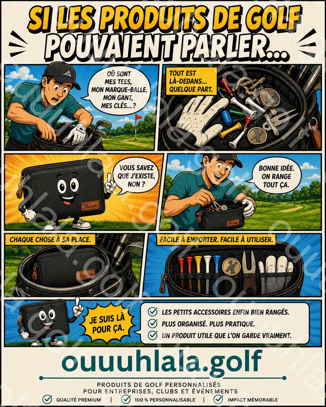 Pochette golf