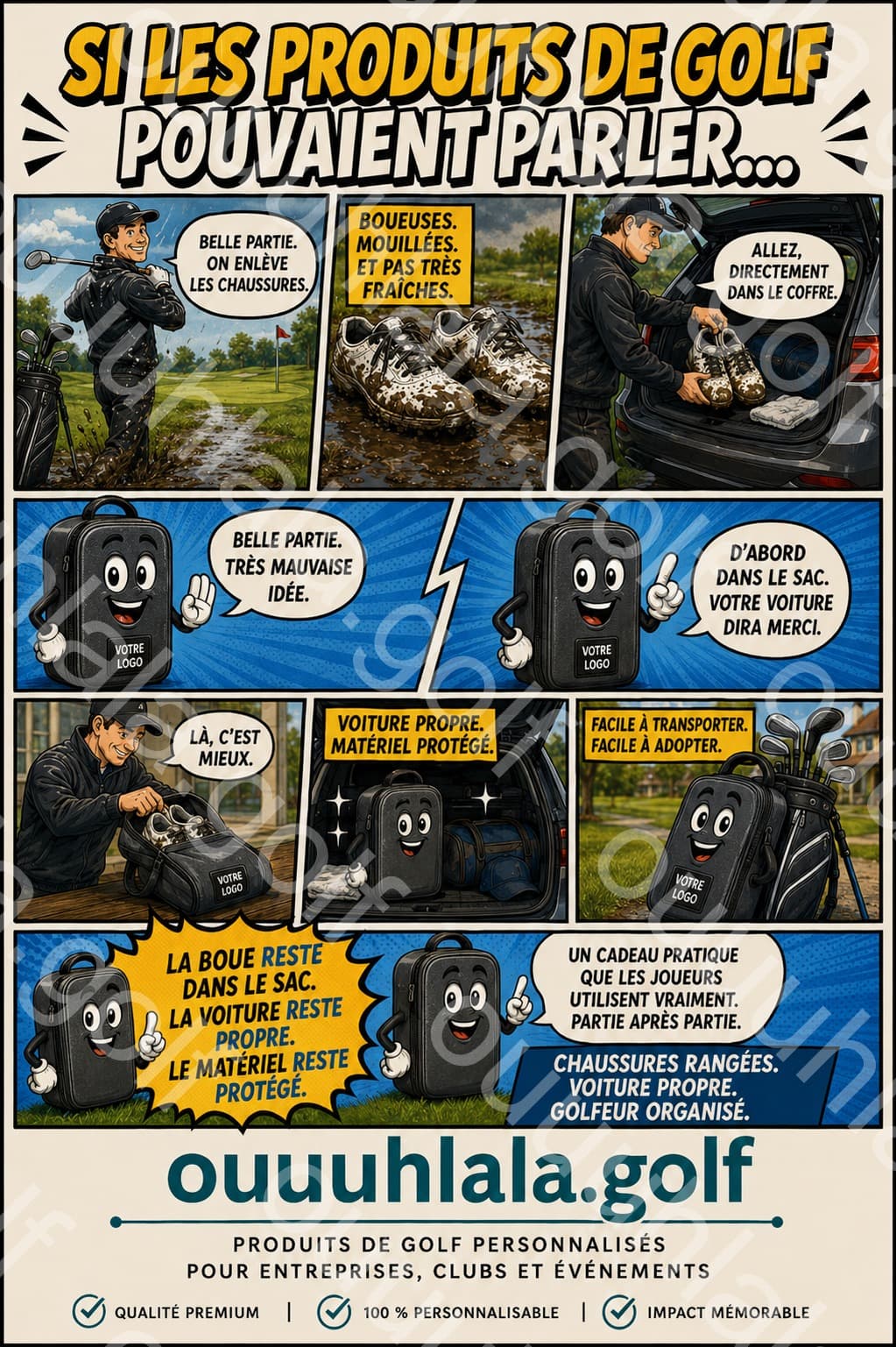 Sac à chaussures de golf