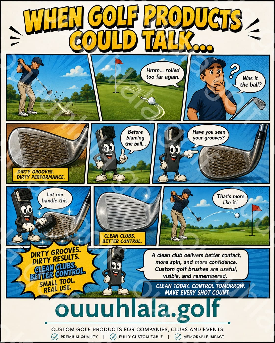 Golf brush