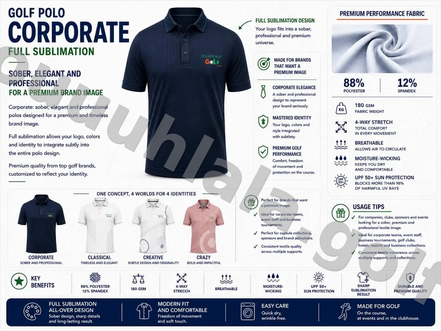 Corporate - The Premium Sublimation Polo Reimagined